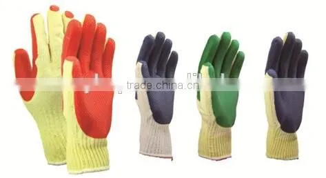 Sunnyhope Safety Industry for Work Green Latex Coated Gloves photo-2