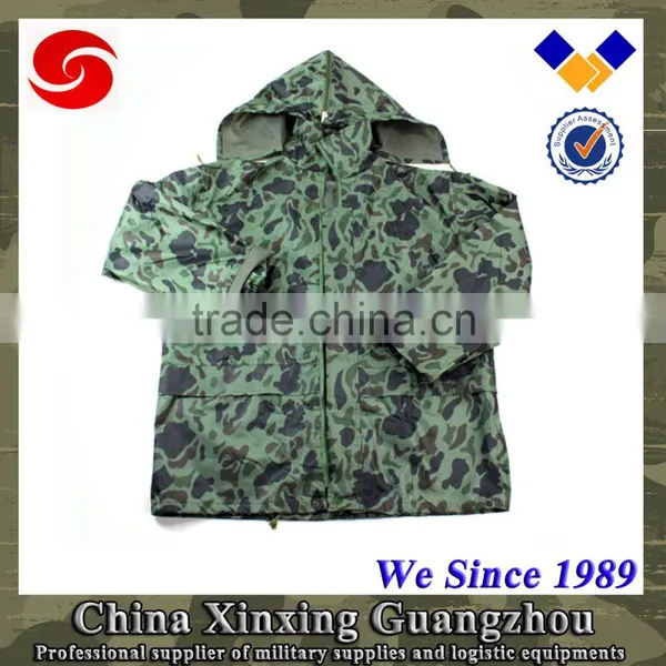 190T 210T 145x110cm Military Green Rain Coat Poncho With Logo photo-6