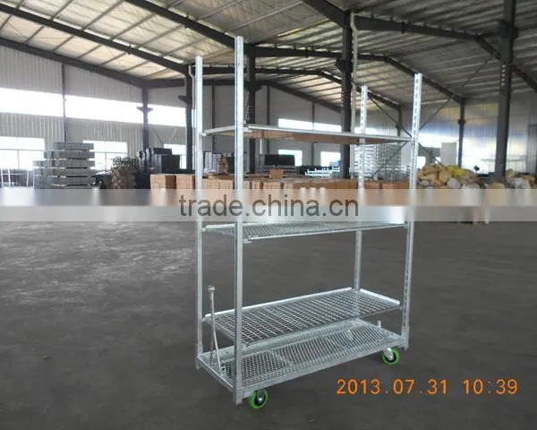 Hot 2015 Metal Mesh Greenhouse Cart for Displaying and Transporting Flowers photo-2