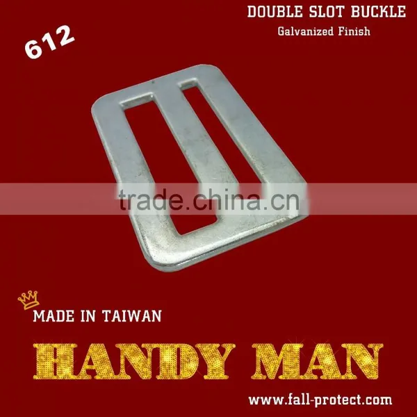 612-3 Hardware Parts Bag Buckle Harness Buckle Stamped Steel Double Slot Quick Buckle photo-4