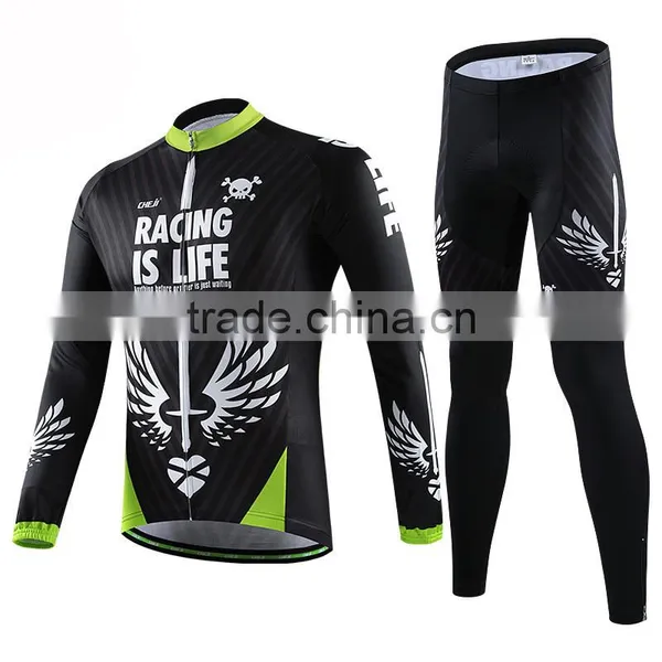 Long Sleeve Cycling Jersey/bicycle Clothing/bike Cloths Set photo-2