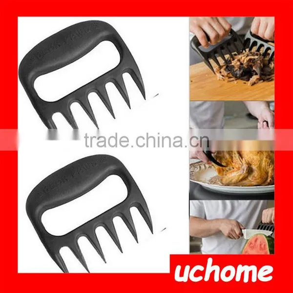 UCHOME Barbecue Outdoor Bear Shape Meat Claw Forks,Bear Paw Meat Handler Forks for BBQ photo-3