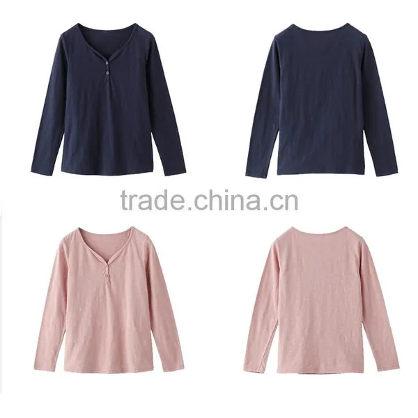 New Style 2015 Fashion Woman Bulk V-neck t Shirt With Wholesale Prices photo-5