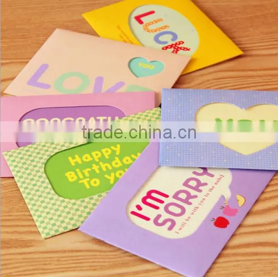 Unique Design Paper Printing Greeting Cards With Antique Charms Custom Logo Invitation Cards for 2016 Promotion Gifts photo-3