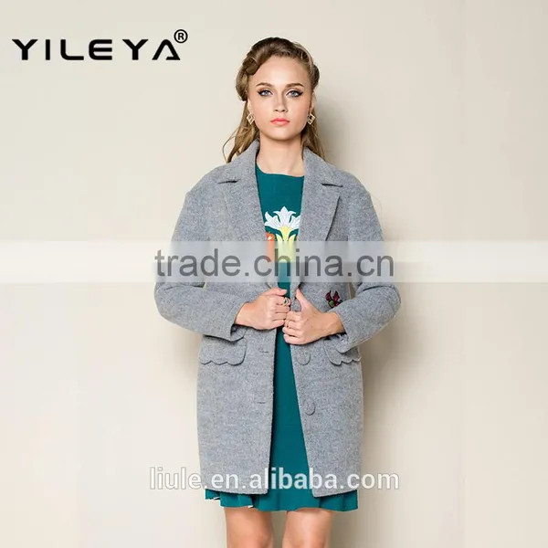 Latest Cute Thick Plain Orange Russian Winter Coat, Women Trench Coat, Ladies Office Coat photo-4