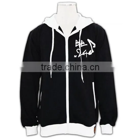 High Quality Lighter Zipper up Dri Fit Breathable Removable Hood Hoodies photo-2