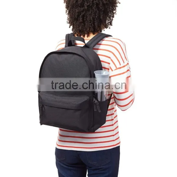 Classic Black School Backpack for Kids Picnic Out Door Bag photo-3