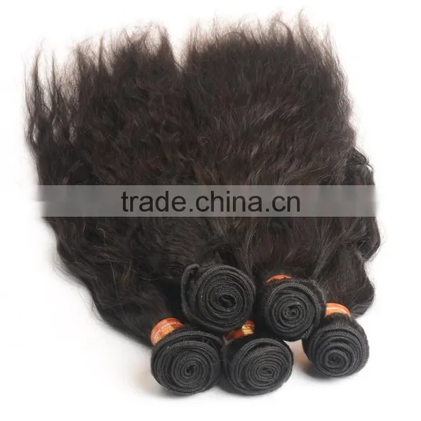 Unprocessed Virgin Brazilian Hair Weaves Wavy 8A Natural Wave Brazilian Human Hair Extension Wholesale photo-4