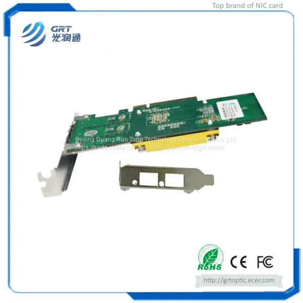 F1002E 10Gigabit Intel 82599ES Dual-port Fiber Optical PCIe NIC Network Card photo-5