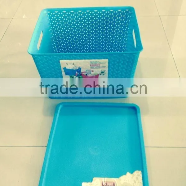Colorfur Plastic Storage Container Box With Lid photo-2