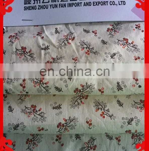 2014-2015 Latest Italy Design Pattern Small Flower Prnted Waxed Cotton Fabric photo-3
