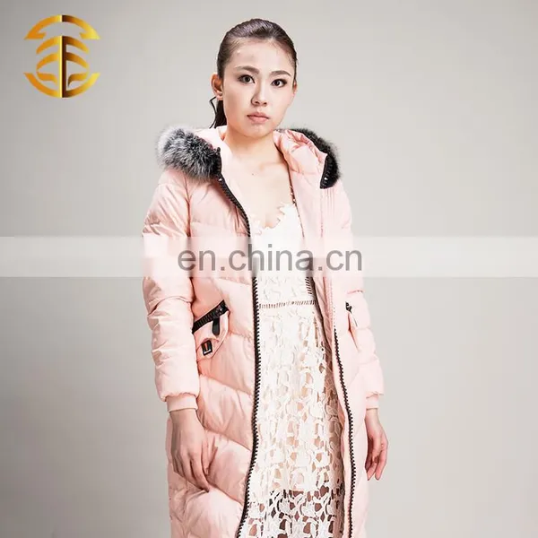 Latest Genuine Outdoor Women Winter Light Down Jacket With Fox Collar photo-2