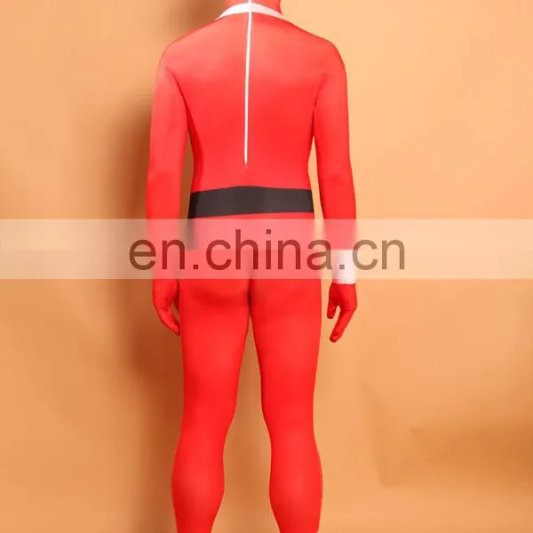 Spandex Santa Skin Suit Zentai Suits Fancy Dress Costume photo-3
