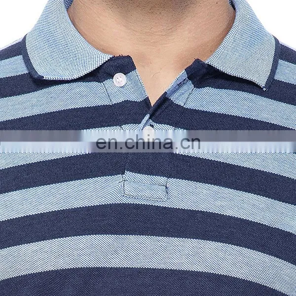 Custom Striped Simple Design Fashion China Cheap High Quality Plain Oversized t Shirt Polo photo-6