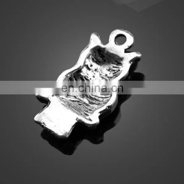 Wholesale Bronze Animal Owl Shape Pendant Alloy Pendant Jewelry Accessories photo-6