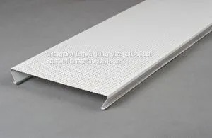 Corridor Original Ecological Wood Grain White Aluminum Gusset photo-5