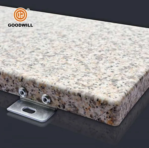 Stone Pattern Aluminum Decorative Solid Panel Aluminum Alloy 1100,3003 photo-2