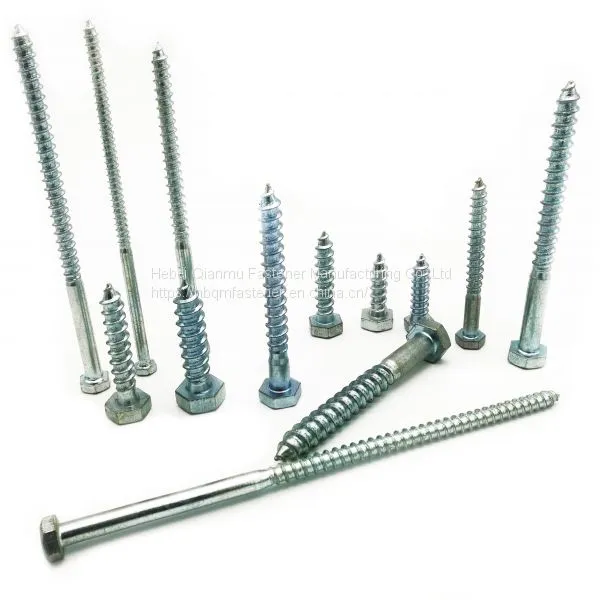 Hex Head Wood Screw DIN571 Zinc Plated Carbon Steel Wood Screw photo-4