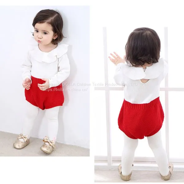 Knitted Romper Long Sleeve Infant Cartoon Romper Bunny Sleeve Long Winter Jumpsuit Newborn Baby Gift Set Clothes photo-2