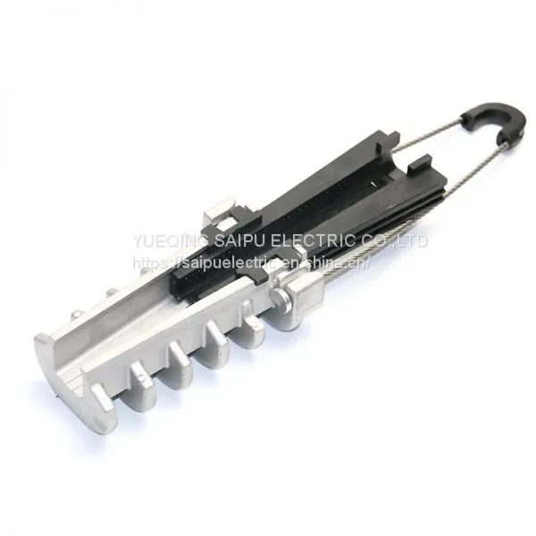 Wire and Cable Plastic Wedge Type Anchor Strain Clamp Tension Clamp Dead End Clamps for 1 Wire photo-2