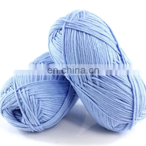 Free Sample Dyed 100% Cotton Yarn Price for Hand Knitting 28colors photo-7
