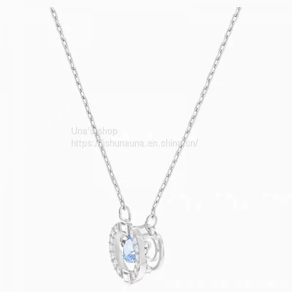 Swarovski's Beating Heart Necklace Femininity Pendant Clavicle Chain Valentine's Day Gift