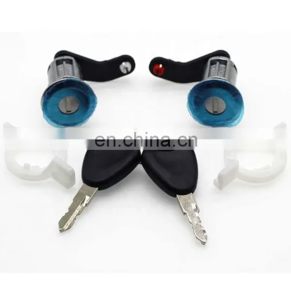 Door Lock Barrel Set With Keys 7701470944 7701470945 For INTERSTAR RENAULT MASTER photo-2
