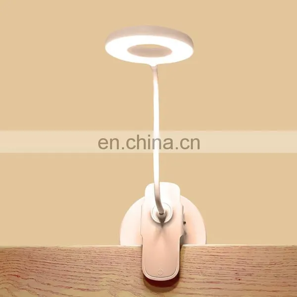 5W 1250mAh USB Charge Battery Desk Lamp Touch Control Bedside Reading Led Clip Table Lamp photo-6