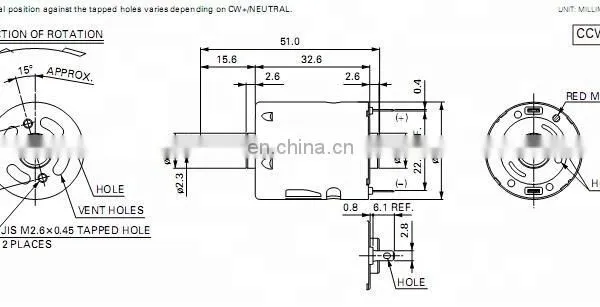 12V RS-360 DC Motors Electrical One With Metal End Cap photo-2