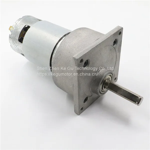 Kegu Motor KG-60B775 60mm High Torque 70kg.cm 5.5rpm dc Planetary Metal Geared Motor for Bank Office Equipment photo-3