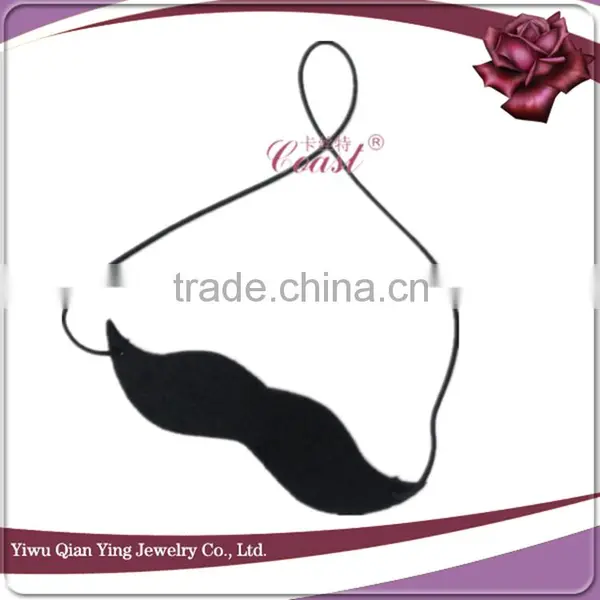 Wholesale Beautiful Color Mini Party Fake Handlebar Beard Moustache With Elastic for Ladies photo-3