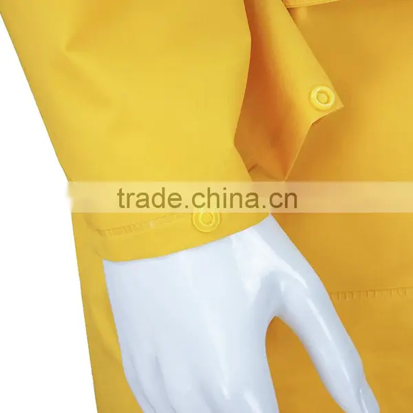 24 Hours Replied PVC/Polyester 90cm Length Raincoat PVC Rain Jacket RC005 photo-5