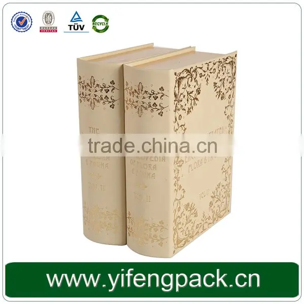 Magnetic Closure Cardboard Book Shaped Decorative Book Boxes photo-2