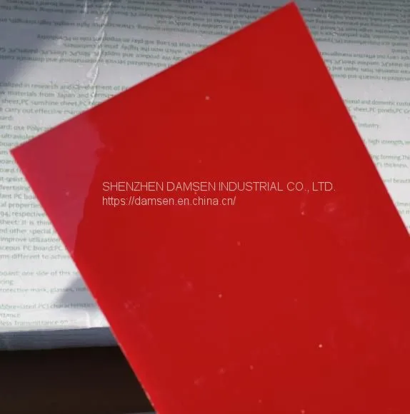Red Polycarbonate Sheets photo-2