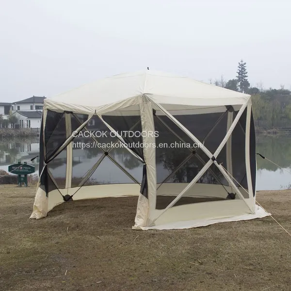 6 Sides Gazebo House Tent photo-3