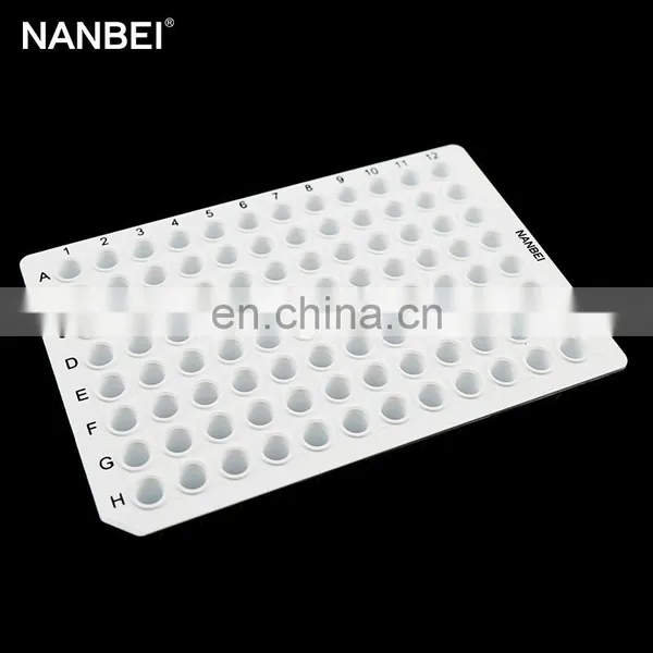 Hotsale 0.1ml 02ml Full Semi Skirt White Clear Pcr Plate photo-2