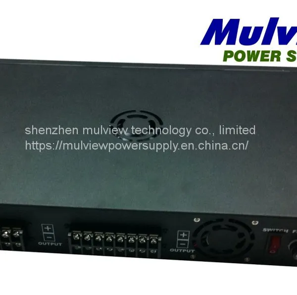 19 Inch 1u 16CH Outputs 12V20A 250W AC DC Central Rackmount Power Supply Distribution Box photo-2