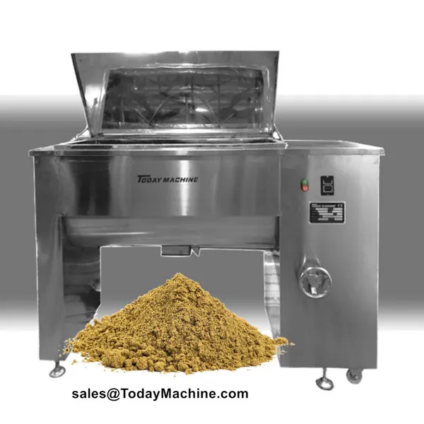 Horizontal Bread Flour Powder Ribbon Blender Mixer photo-3