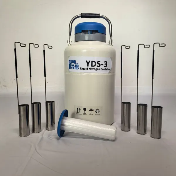 3L Artificial Insemination Lightweight Liquid Nitrogen Tank photo-3