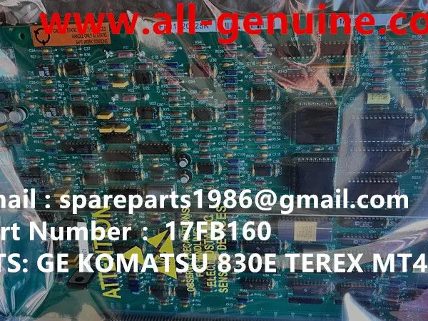 17FB160 CARD GE MT4400AC MT3600 KOMATSU 8830E 930E TEREX BELAZ 75131 MINING DUMP TRUCK HAULER