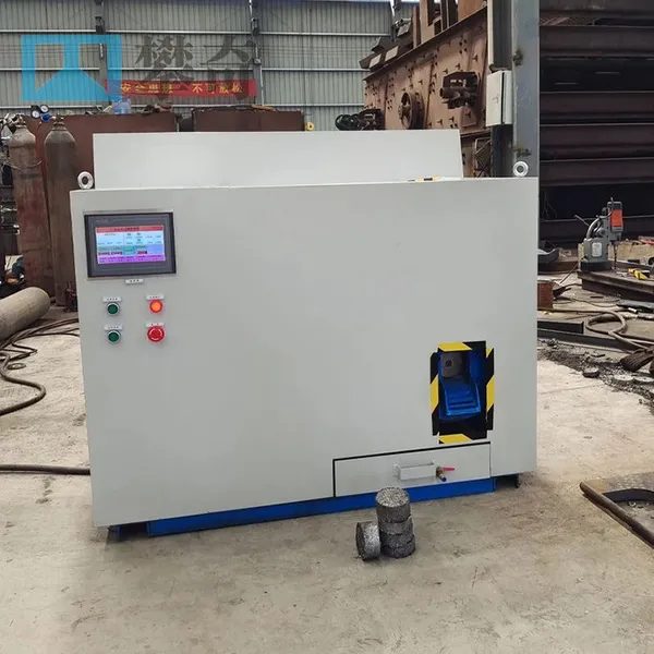 Automatic Metal Scrap Aluminum Briquette Compactor Copper Chips Briquetting Press Machine photo-4