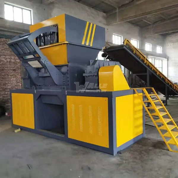 Horizontal Beverage Can Dual-Shaft Shredding Production Line | Oil Drum Dual-Shaft Shredding Equipment photo-5
