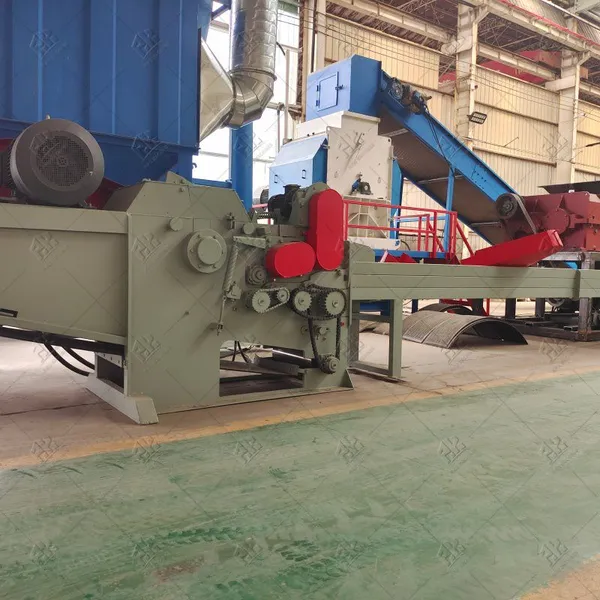 Hydraulic Wood Crusher with 50mm Feed Opening for Large Logs