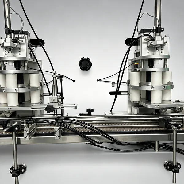 BPM-200 Double Head Bottle Cotton Plugging Machine Servo Motor Control photo-4