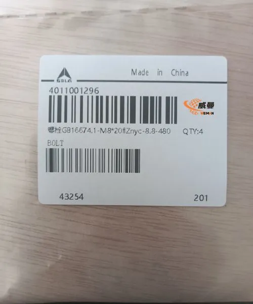 SDLG Bolt 4011001296 GB16674.1-M820flZnyc-8.8-480 für LG Radlader zu einem guten Preis photo-3