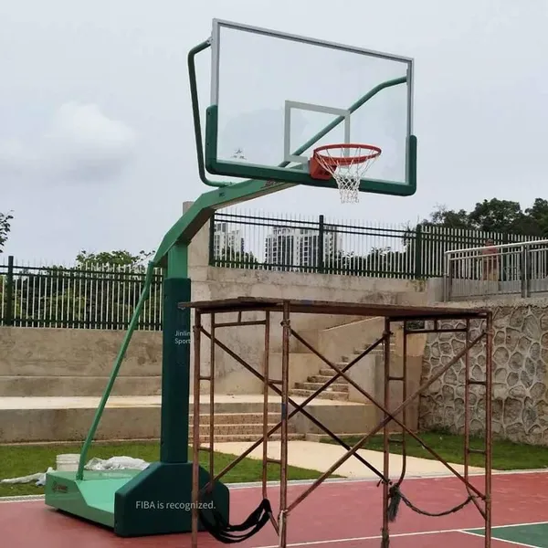 Jinling Basketball Backboard, Tempered Glass Basketball Backboard, Basketball Hoop, Basketball Net, Shenzhen Basketball Stand photo-2