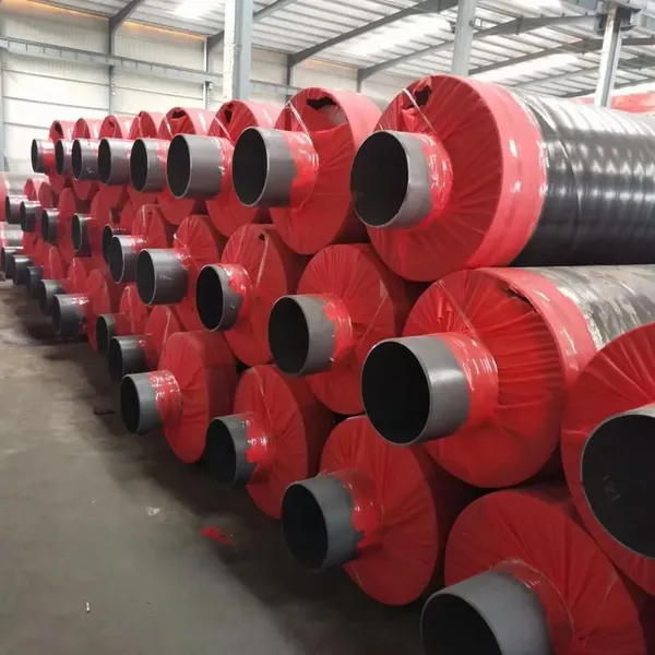 GB/T29047 Standard Underground Buried PU Foam Thermal Insulated Steel Pipe For Central Heating Project photo-5