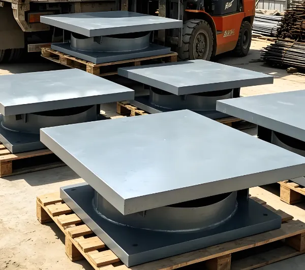 Fixed One-Way Spherical Seismic Isolation Pot Bearing for Highway Bridges