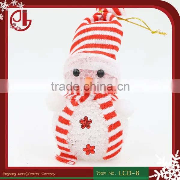LED Flash Light Snowman Christmas Dolls Led Christmas Light