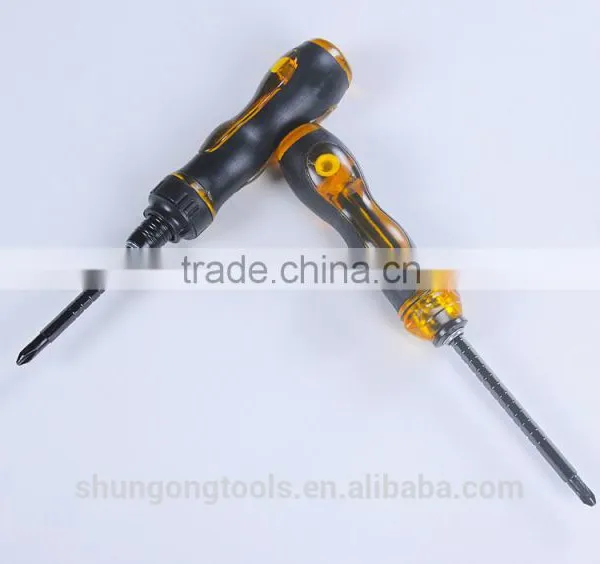 Double Color Stripe Magnetic Screwdriver (Chrome Vanadium Steel) photo-2